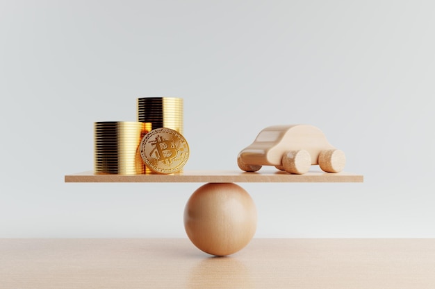 A balanced set of scales with gold coins on one side and different investment options (stocks, bonds, real estate) on the other, with a magnifying glass hovering above, symbolizing a careful evaluation of investment choices to minimize tax impact.