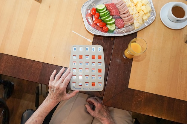 A person using a pomodoro timer app on their smartphone during a work break