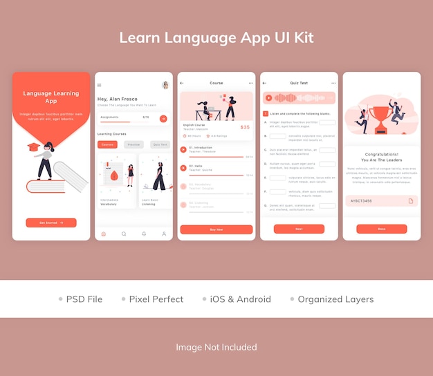 A screenshot of the Duolingo app interface, displaying an English lesson with interactive exercises. The image showcases a colorful and user-friendly design, with options to practice vocabulary, grammar, and pronunciation. The interface includes progress tracking, rewards, and motivational messages, illustrating the app's gamified approach to language learning. A cartoon character (the Duolingo owl) is visible, adding a playful element to the learning experience.