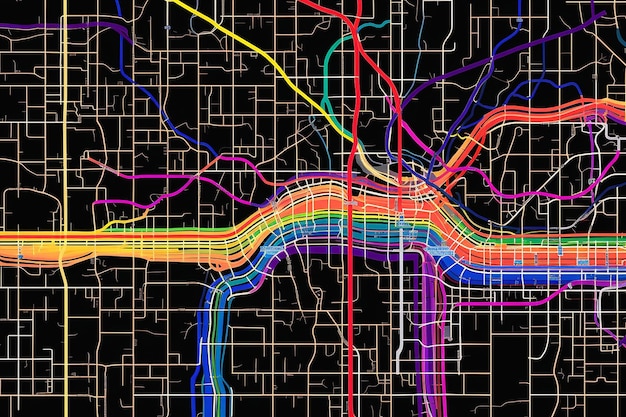 A screenshot of Google Maps showing real-time traffic conditions in São Paulo, Brazil, with different colored lines indicating traffic flow and congestion levels.