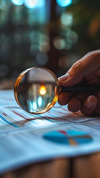 A hand holding a magnifying glass over a document showing financial calculations, highlighting the potential for increasing the retirement benefit. The image should convey the idea of careful review and optimization.